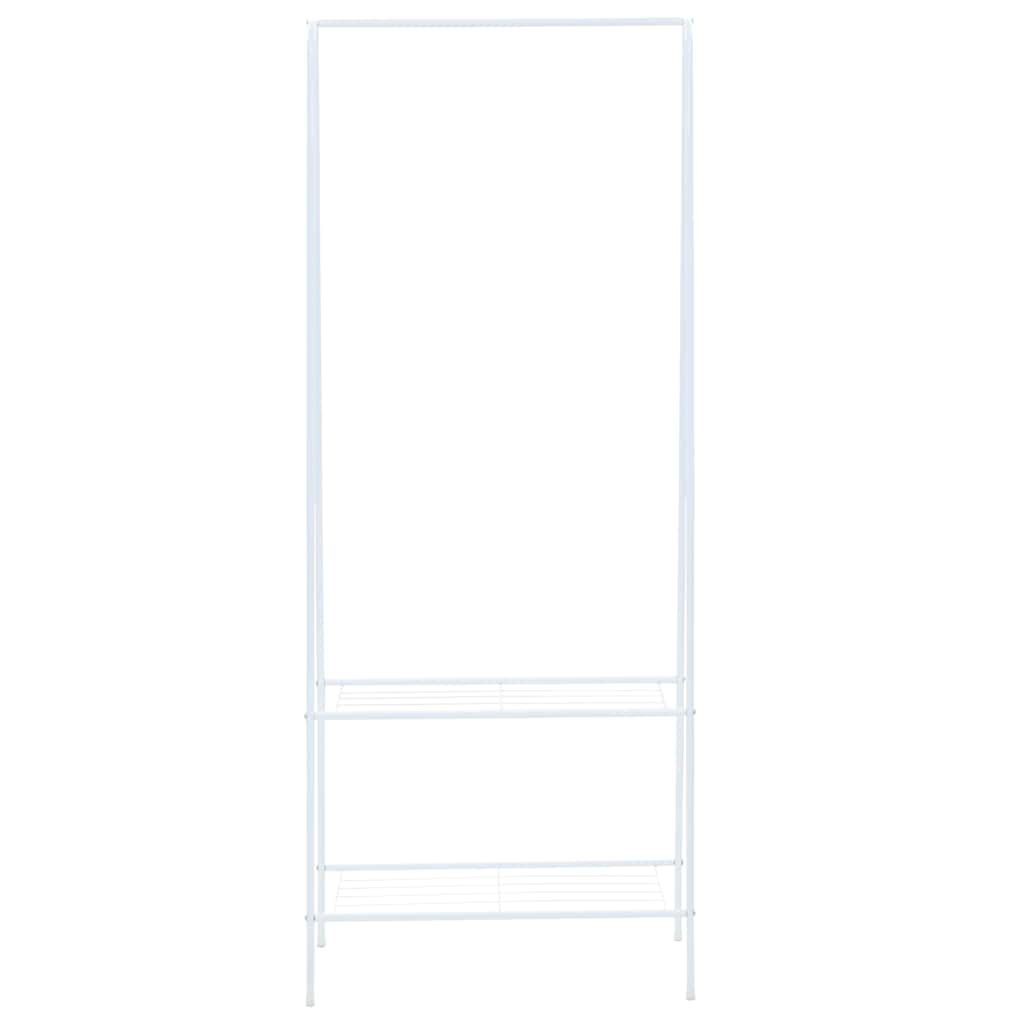 Vidaxl kledingrek 59x35x150 cm wit