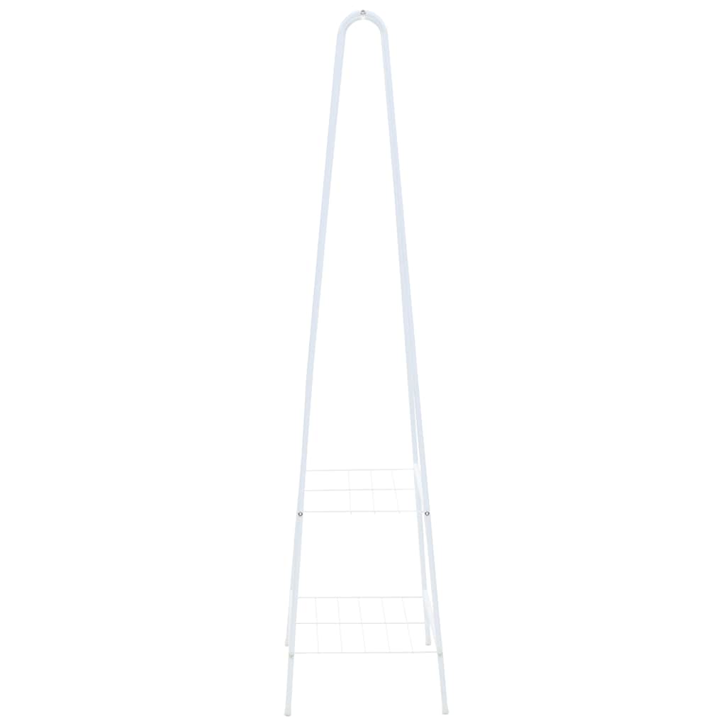 Vidaxl kledingrek 59x35x150 cm wit