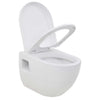 Vidaxl wandtoilet keramiek wit