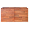Vidaxl plantenbak verhoogd 100x100x50 cm acaciahout