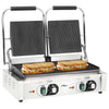 Vidaxl panini grill dubbel gegroefd 3600 w 57x30,5x20 cm