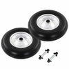 Vidaxl kruiwagenwielen met assen 4,00-8 390 mm massief pu 2 st