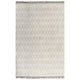 Vidaxl kelim vloerkleed met patroon 120x180 cm katoen taupe