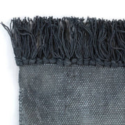 VidaXL Kelim vloerkleed met patroon 120x180 cm katoen grijs - afbeelding 3