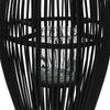 Vidaxl lantaarnhouder hangend 95 cm bamboe zwart