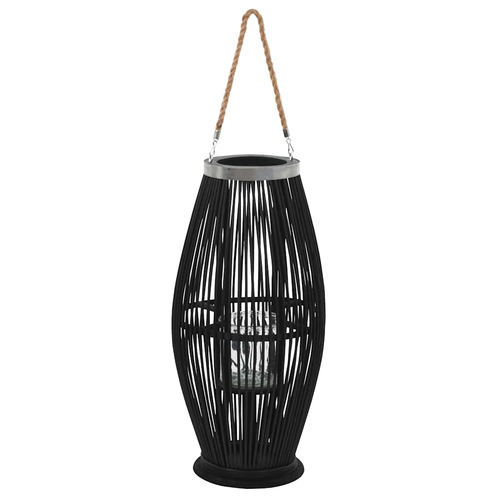 Vidaxl lantaarnhouder hangend 60 cm bamboe zwart