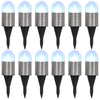 VidaXL Grondlampen 12 st solar LED wit