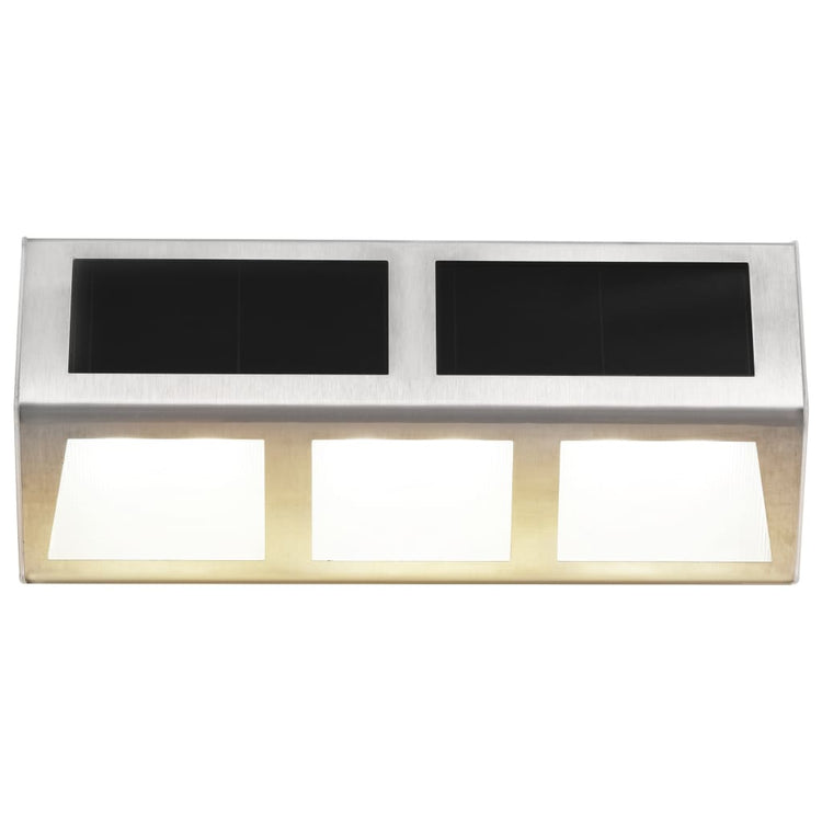 VidaXL Solarlampen 4 st LED warmwit