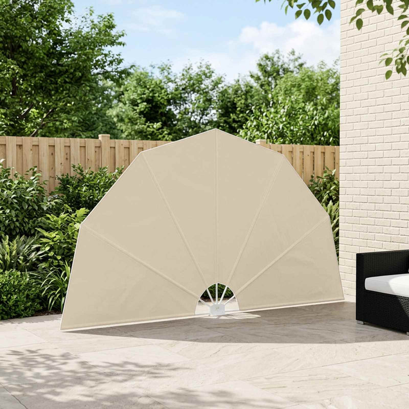 Vidaxl terrasscherm inklapbaar 160 cm crème