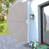 Vidaxl terrasscherm inklapbaar 160 cm crème