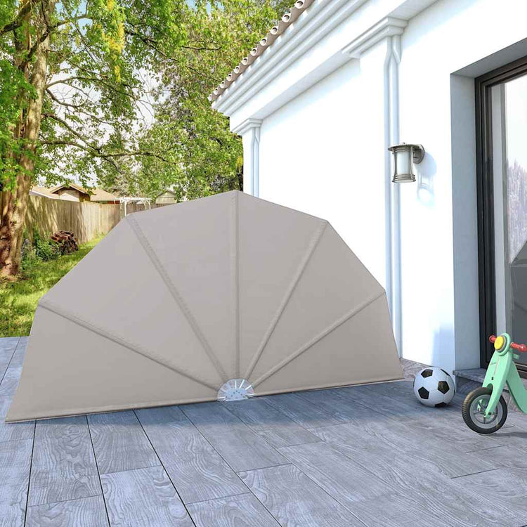 Vidaxl terrasscherm inklapbaar 160 cm crème