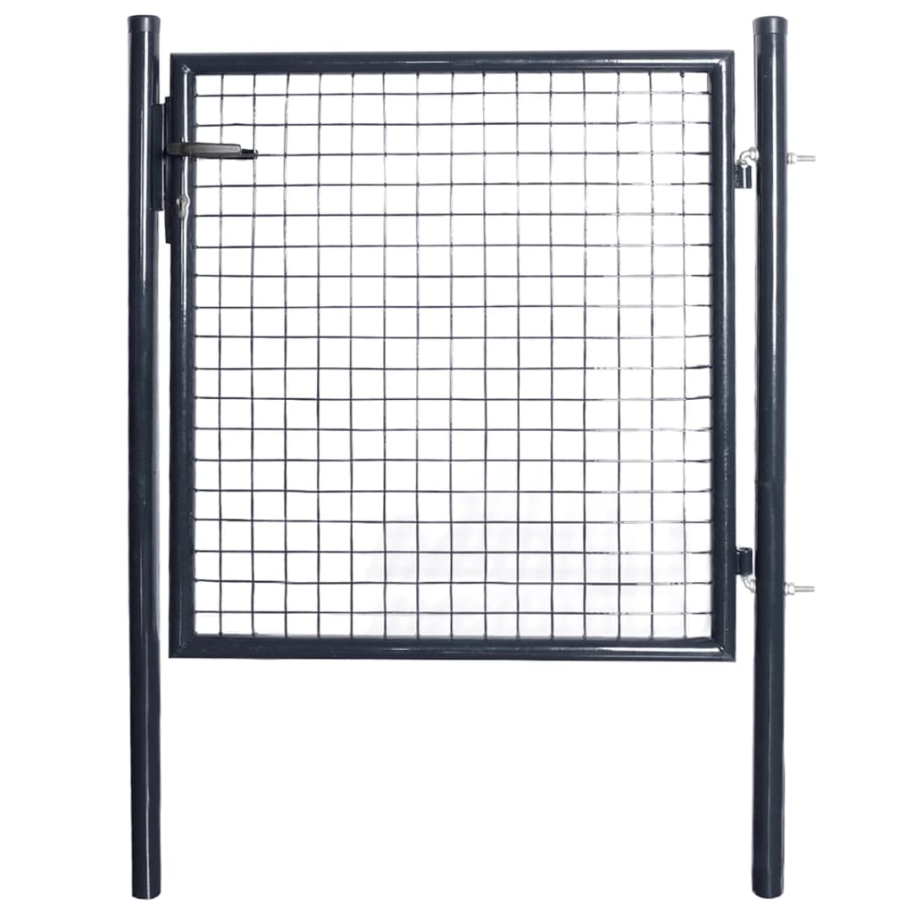 Vidaxl tuinhek van gaas gegalvaniseerd staal 100x100 cm grijs