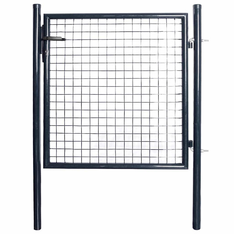 Vidaxl tuinhek van gaas gegalvaniseerd staal 100x100 cm grijs