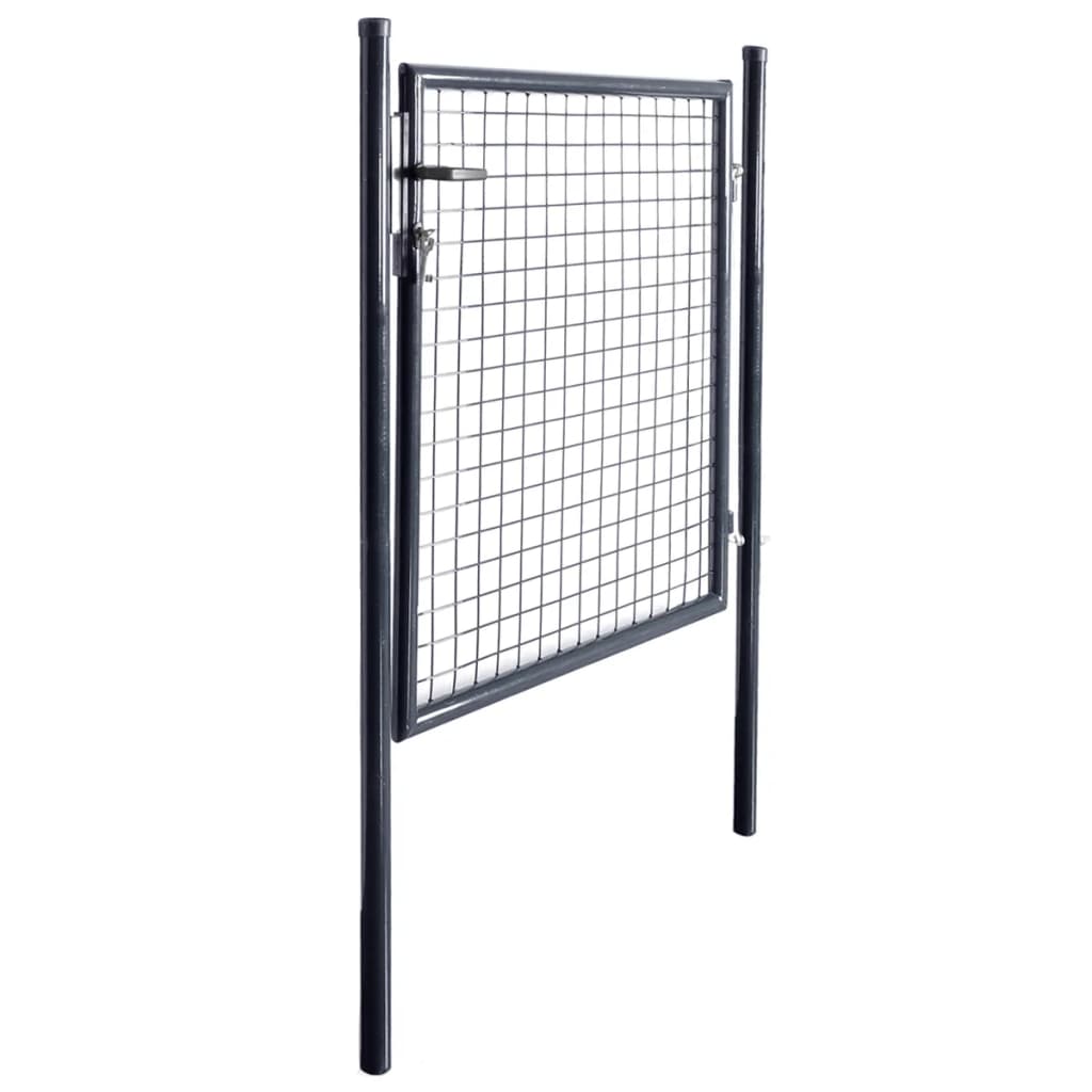 Vidaxl tuinhek van gaas gegalvaniseerd staal 100x100 cm grijs