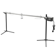 Vidaxl automatische barbecue met motor 207x45x81 cm roestvrij staal - afbeelding 2