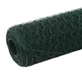 Vidaxl kippengaas 25x1,2 m staal met pvc coating groen - afbeelding 2