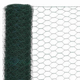 Vidaxl kippengaas 25x1,2 m staal met pvc coating groen - afbeelding 3
