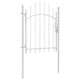 Vidaxl tuinpoort woerden staal 1x1,25 m wit