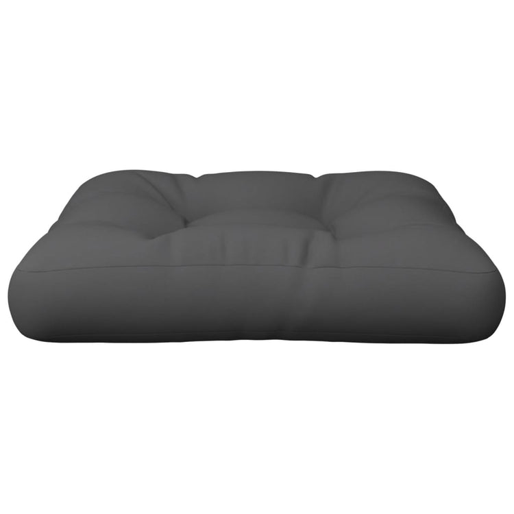 VidaXL Palletkussen 58x58x10 cm stof grijs