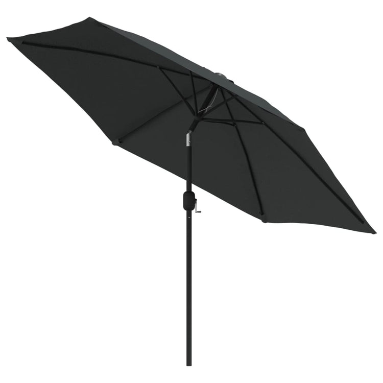 Vidaxl parasol met metalen paal 300 cm antraciet