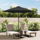 Vidaxl parasol met metalen paal 300 cm antraciet
