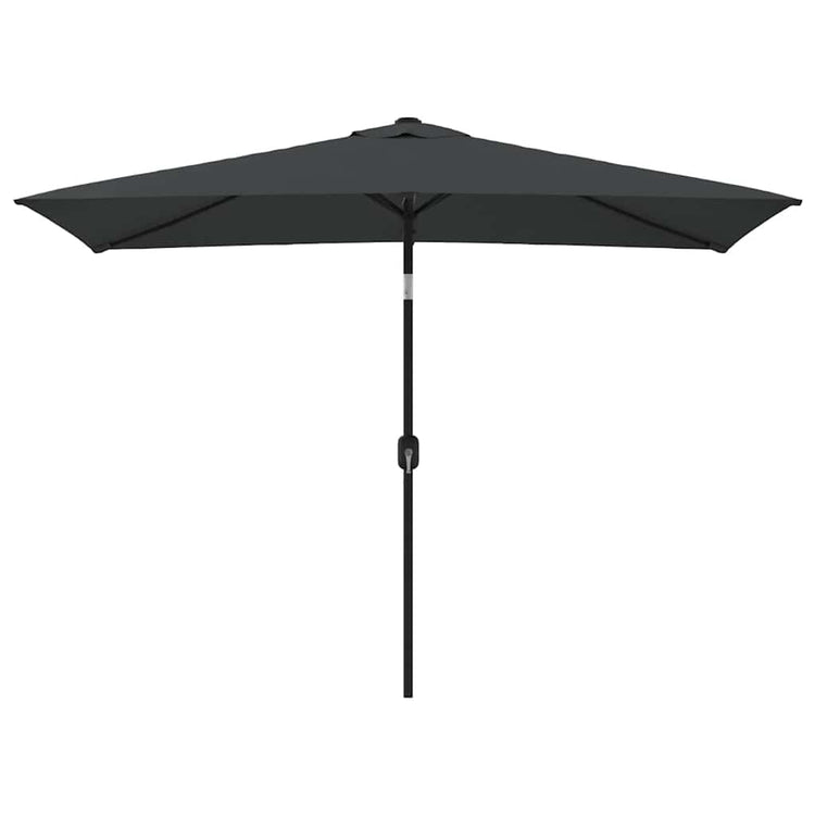 Vidaxl parasol met metalen paal 300x200 cm antraciet