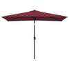 Vidaxl parasol met metalen paal 300x200 cm bordeauxrood