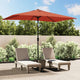 Vidaxl parasol met metalen paal 300x200 cm terracotta
