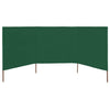 Vidaxl windscherm 3-panelen 400x120 cm stof groen