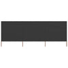 Vidaxl windscherm 3-panelen 400x120 cm stof antraciet
