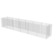 VidaXL Gabion plantenbak verhoogd 540x90x100 cm gegalvaniseerd staal - afbeelding 3
