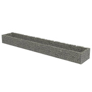 VidaXL Gabion plantenbak verhoogd 540x90x50 cm gegalvaniseerd staal - afbeelding 2