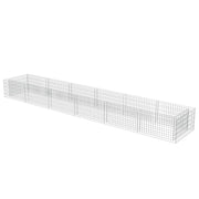 VidaXL Gabion plantenbak verhoogd 540x90x50 cm gegalvaniseerd staal - afbeelding 3