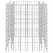 Vidaxl gabion plantenbak verhoogd 90x90x100 cm gegalvaniseerd staal - afbeelding 2