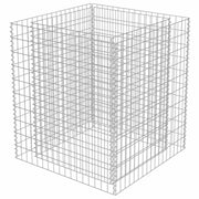 Vidaxl gabion plantenbak verhoogd 90x90x100 cm gegalvaniseerd staal - afbeelding 3
