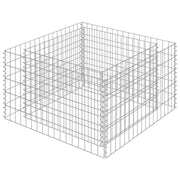 Vidaxl gabion plantenbak verhoogd 90x90x50 cm gegalvaniseerd staal - afbeelding 2