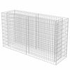Vidaxl gabion plantenbak verhoogd 180x50x100 cm gegalvaniseerd staal
