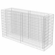 Vidaxl gabion plantenbak verhoogd 180x50x100 cm gegalvaniseerd staal - afbeelding 3