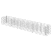 Vidaxl gabion plantenbak verhoogd 360x50x50 cm gegalvaniseerd staal - afbeelding 2