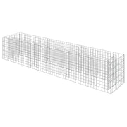 Vidaxl gabion plantenbak verhoogd 270x50x50 cm gegalvaniseerd staal - afbeelding 2