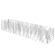 Vidaxl gabion plantenbak verhoogd 270x50x50 cm gegalvaniseerd staal - afbeelding 3