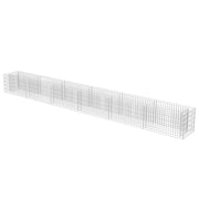 VidaXL Gabion plantenbak verhoogd 540x50x50 cm gegalvaniseerd staal - afbeelding 3