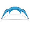 Vidaxl partytent boog 450x450x265 cm lichtblauw