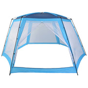 Vidaxl zwembadtent 660x580x250 cm stof blauw - afbeelding 3