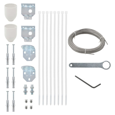 Vidaxl balkonscherm accessoireset 29-delig