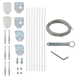 Vidaxl balkonscherm accessoireset 29-delig - afbeelding 2