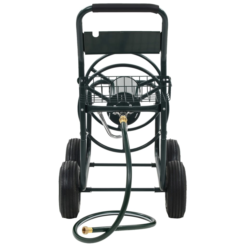 Vidaxl tuinslangtrolley met 1 2 slangkoppeling 75 m staal