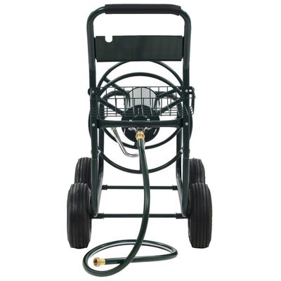 Vidaxl tuinslangtrolley met 1 2 slangkoppeling 75 m staal