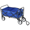 Vidaxl handkar inklapbaar staal blauw