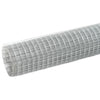 Vidaxl kippengaas 25x1,5 m gegalvaniseerd staal zilverkleurig